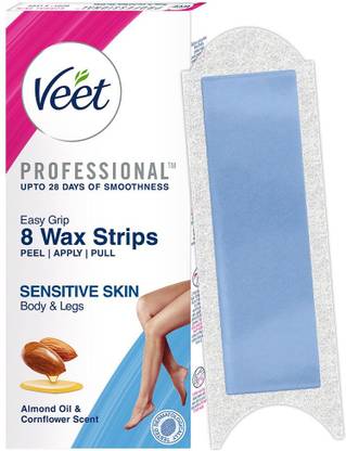 Veet Half Body Waxing Kit for Sensitive Skin Strips