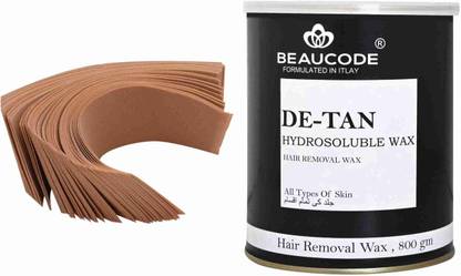 Beaucode Professional Rica De-Tan Body Hair Removal Wax| Less Pain| Less Growth+30 Strip Wax