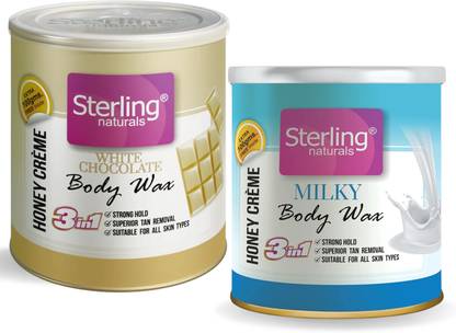 Sterling Hair Removal Cream for Men and Women, Painless, Wax Formula Wax