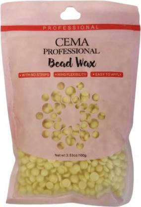 CEMA Hair Removal Hard Beans For Face, Eyebrow, Back, Chest, Bikini Areas, Legs Wax