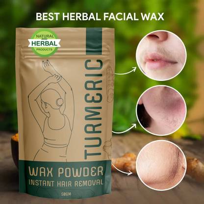 NATURAL AND HERBAL PRODUCTS Natural Body Wax Powder No Side Effects | Hair Removal Powder Face Facial Best Wax
