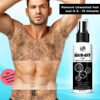 Ontario Hair Removal Spray for Men – Painless, Easy and Smooth Spray (100 ml) Spray