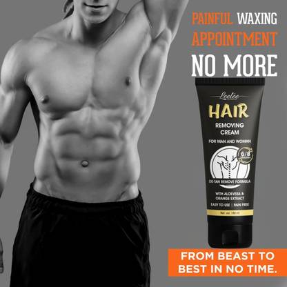 LEETEE Herbal Hair Removal Cream | Softening Formula | Unisex | Long-Lasting Smoothness Cream