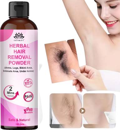 INTIMIFY Hair Removal Power For Men & Women Chest, Back, Legs, bikini & Intimate Area Powder