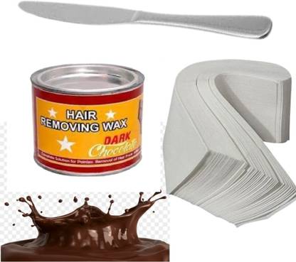Zhunmun Wax for women(Chocolate Wax 600gm+30 Waxing Strips+1 Steel Knife) Strips
