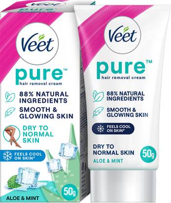 Veet Pure Hair Removal Cream Dry to Normal Skin Cream