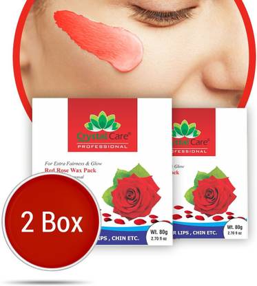 Crystal Care Facial Rose 2 Box Wax