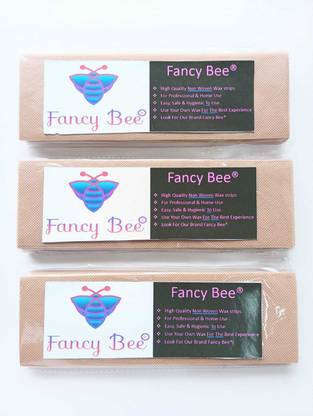 Fancy Bee Hair Removal Wax Strips For Easy & Pain Free Usage.(100 GSM Non Woven) Strips