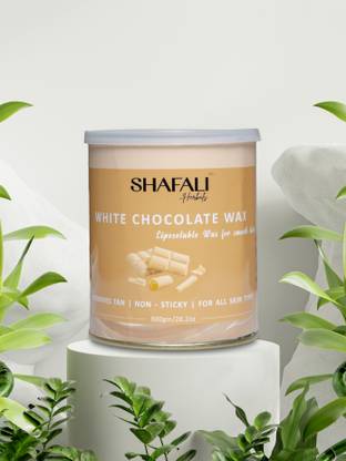 Shafali White Chocolate Liposoluble Wax for Smooth Hair Removal, 800gm Wax
