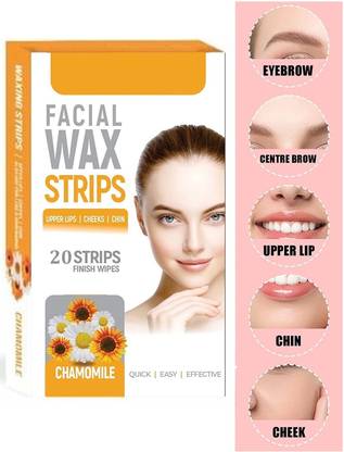 YAWI New Waxing Kit Face,Upper Lip & Chin Strips