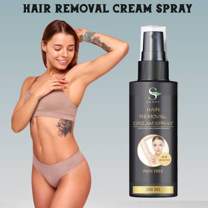 Skopy HAIR REMOVAL CREAMY SPRAY FOR MEN AND WOMEN [100 ML] Cream