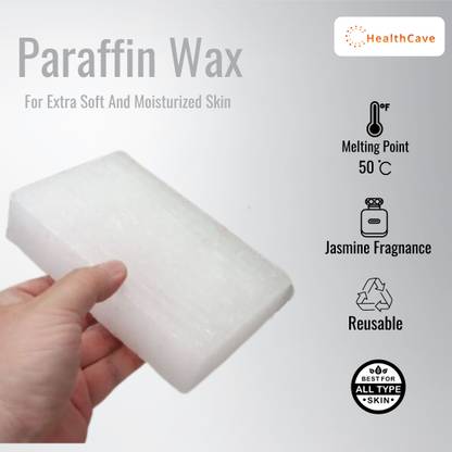 Healthcave Physiotherapy Paraffin Wax Heating Bath, Low Melt Wax for Heat Therapy Pain Relief Wax 450gm Wax