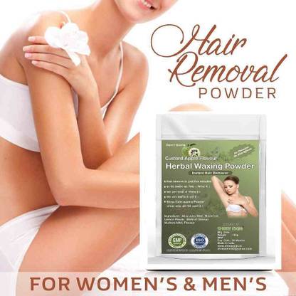 श्री एक्सिम कस्टर्ड एप्पल इंस्टेंट हेयर रिमूवर पेनलेस वैक्सिंग पाउडर वैक्स