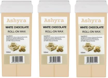 Ashyra White Chocolate Roll-On Wax Kit (Set of 3 Refill Wax) Wax