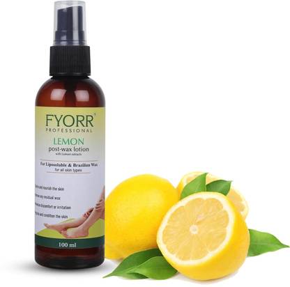 FYORR After Waxing Wax Oil / Post Wax Lotion To Reduce Irritation / Sooth Skin (Lemon) Oil