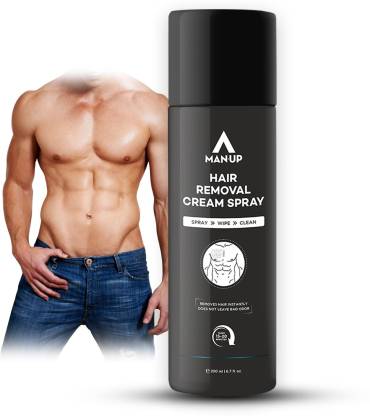 Man-Up Hair Removal Spray - Pain Free, Quick, Easy, Convenient & Effective Solution Spray