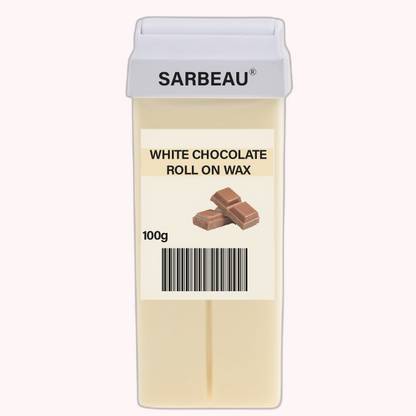 Sarbeau White Chocolate Roll-On Wax for Hair Removal | 100g Cartridge _C_119 Cream