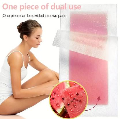 GULGLOW99 Watermelon Wax Strips Bikini Area, Men and Women Quick and Painless Hair Removal Strips