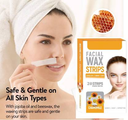 imelda Upper Lip, Sideburns, Forehead, Chin Facial Wax Strips Wax