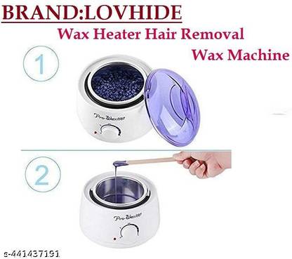 LOVHIDE Hot Wax Heater with Hair Removal Pro Wax 100 Beans Wax