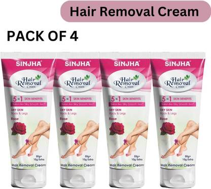 SINJHA Hair Removing Cream for Intimate Skin with Vitamin C Cream