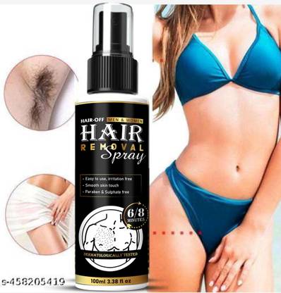 GLAMITY Body Hair Removal Spray Cream - For Chest, Back, Legs & Under Arms Spray 01 Spray