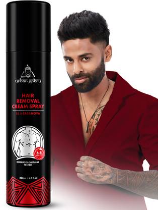 urbangabru Casanova Hair Removal Cream for Men | Painless Body Hair Removal Spray