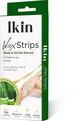 Ikin Wax Strip with Goodness of Aloe Vera Extract For Dry Skin Wax