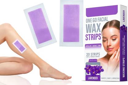 manasona Hair Removal Ready to Use Cold Waxing Strip Eyebrows Face Strips