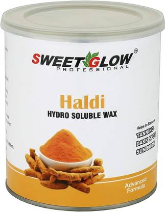 SWEET GLOW HALDI hydro soluble wax Upper Lips, Bikini Line, Underarms, Arms, Legs,Full Body Wax