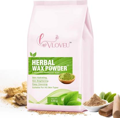 VLOVEU Full Body Wax Painless All Types of Skin Herbal Hair Removal Powder