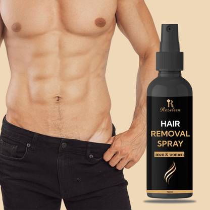 Roseleen Body Hair Removal Spray Cream - For Chest & Under Arms Spray