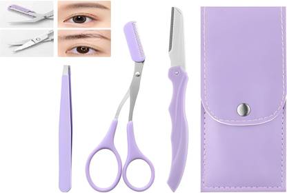 Taxila Eyebrow Tweezer Set, With Eyebrow Grooming Kit Scissor Comb