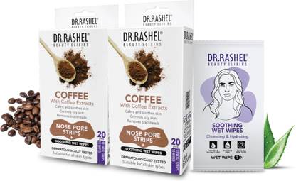 DR.RASHEL Coffee Nose Pore Strip For Blackhead & Whitehead Remover Strips