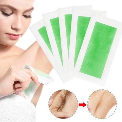 HUZURLU Double Side Hair Removal Wax Strips Paper Strips Strips