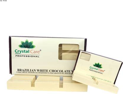 Crystal Care Brazilian White Chocolate Luxurious No-Strip Wax For Smooth Skin Formula Wax