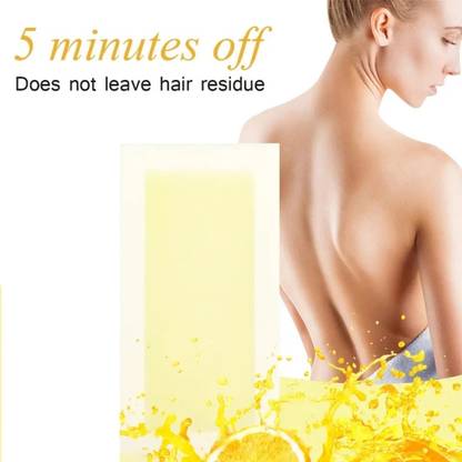GABBU Hair Removal Ready to Use Cold Waxing Strip Eyebrows Face Upper Lip Wax Strips