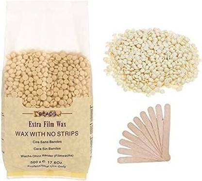 GLOW FIRST Hard Beans Removal Wax | Wooden Stick For Full Body Hair Wax