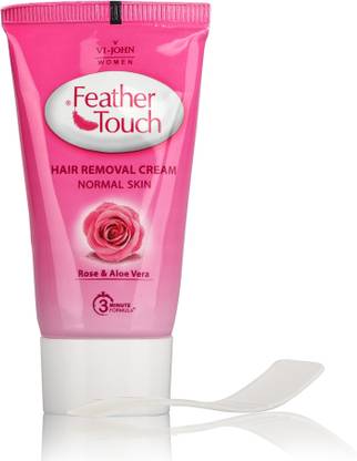 VI-JOHN FEATHER TOUCH Rose Hair Removal for Salon-like Finish No Ammonia Smell Cream