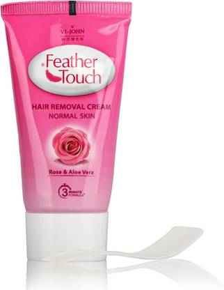 VI-JOHN FEATHER TOUCH Rose Hair Removal for Salon-like Finish No Ammonia Smell Cream