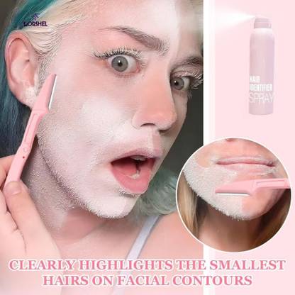 LORSHEL Hair Identifier Spray For Face Shaving No More Ingrown Hairs for Curly Hair Hair Spray