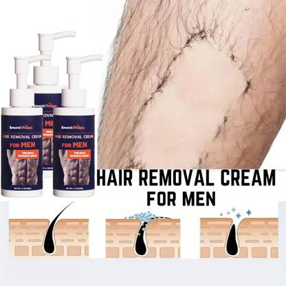 smartdrops Men's Body Hair Removal Cream | Easy Hair Removal Cream | Hair Removal Cream