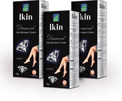 Ikin Diamond Hair Remover Creme 60g (Pack of 3) Cream
