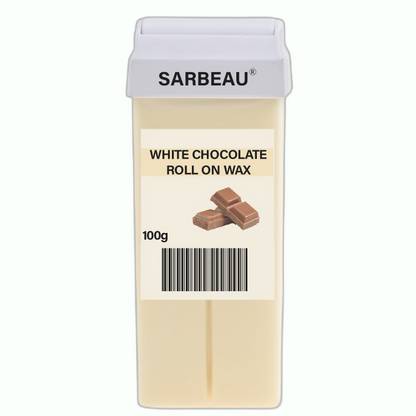 Sarbeau White Chocolate Roll-On Wax for Hair Removal | 100g Cartridge _C_050 Cream