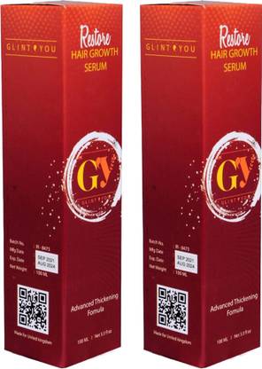 Glint you hair growth serum for thin hair 30 ml each