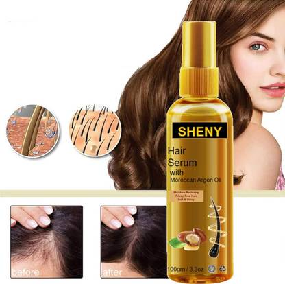 Sheny Hair Serum for Women & Men| All Hair Types |Smooth, Frizz free & Glossy Hair