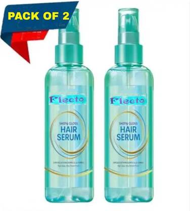 Fleeto Keratin Instant Gloss Hair Serums Pack Of 2
