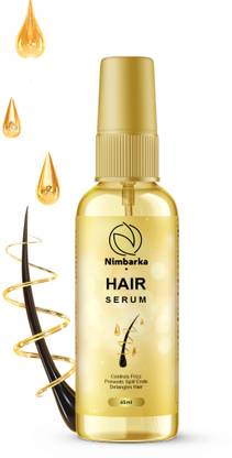 NIMBARKA Hair Serum for Men & Women Controls Frizz | Prevants Split Ends|45ML Pack of 1