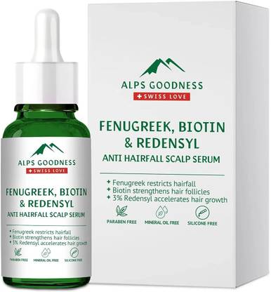 Alps Goodness Anti Hairfall Scalp Serum with Fenugreek Biotin and Redensyl | Methi Hair Serum