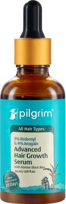 Pilgrim Advanced Hair Growth Serum with 3% Redensyl & 4% Anagain